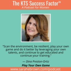 DEO Speaks: Play Your Own Game with Dina Preston-Ortiz